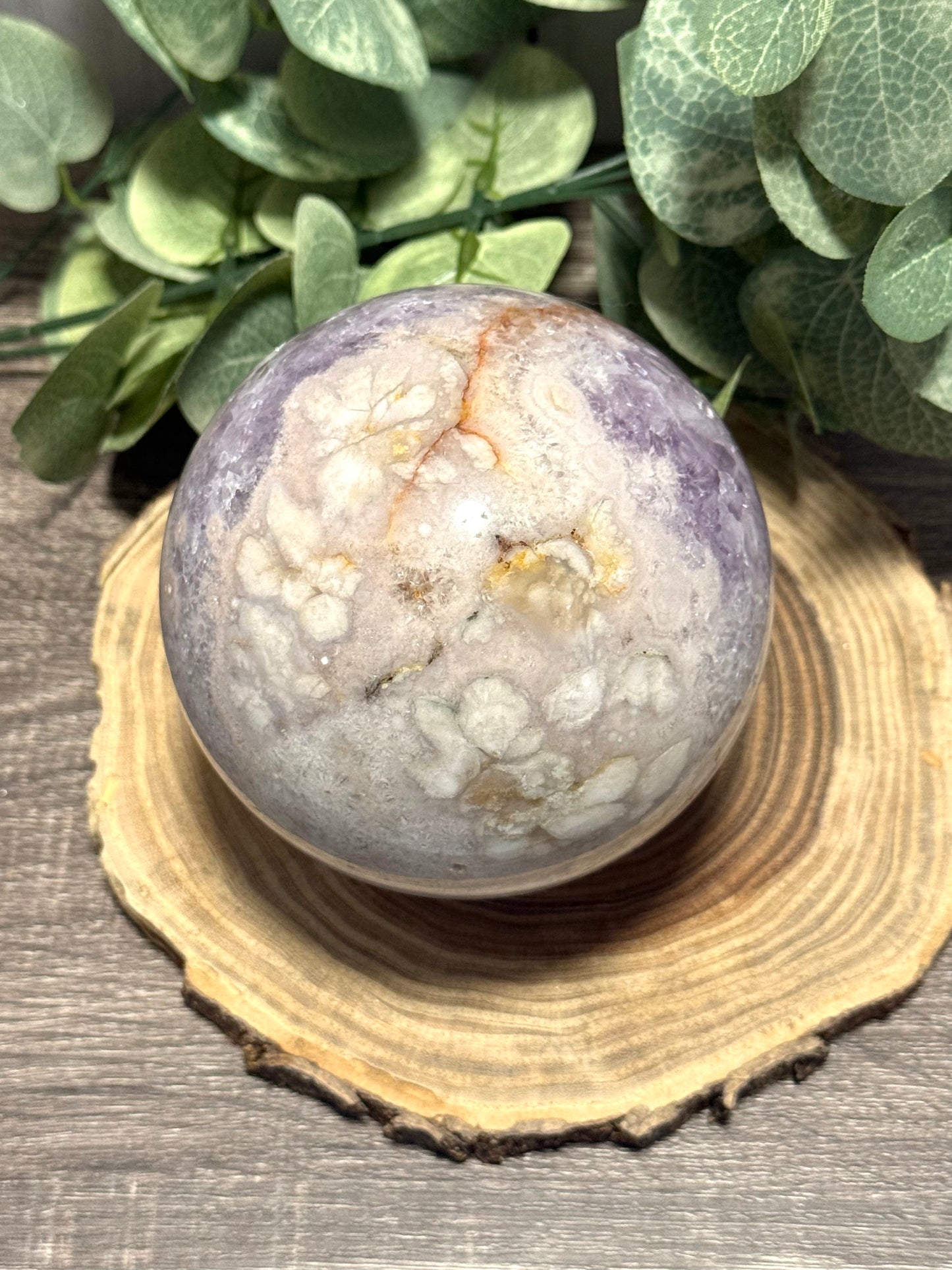 Pink Amethyst Sphere - Statement Piece