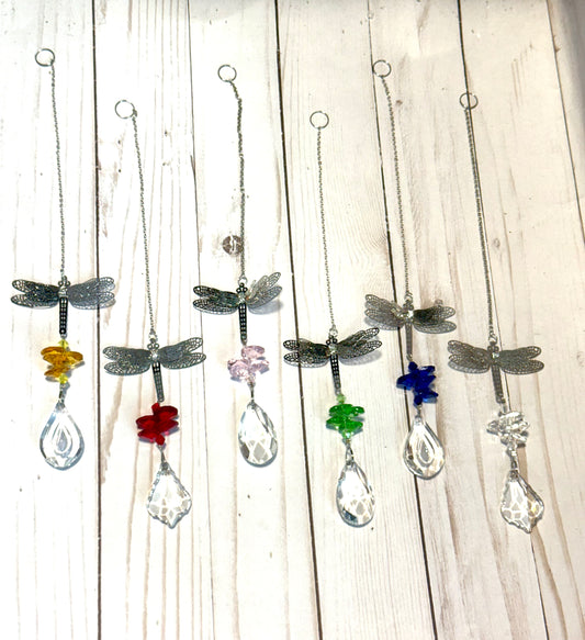 Silver Sun Catcher - Dragonfly