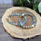 Blue Onyx -  Bracelet 8 mm