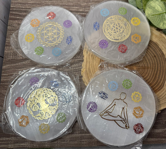 Selenite Charging Plates