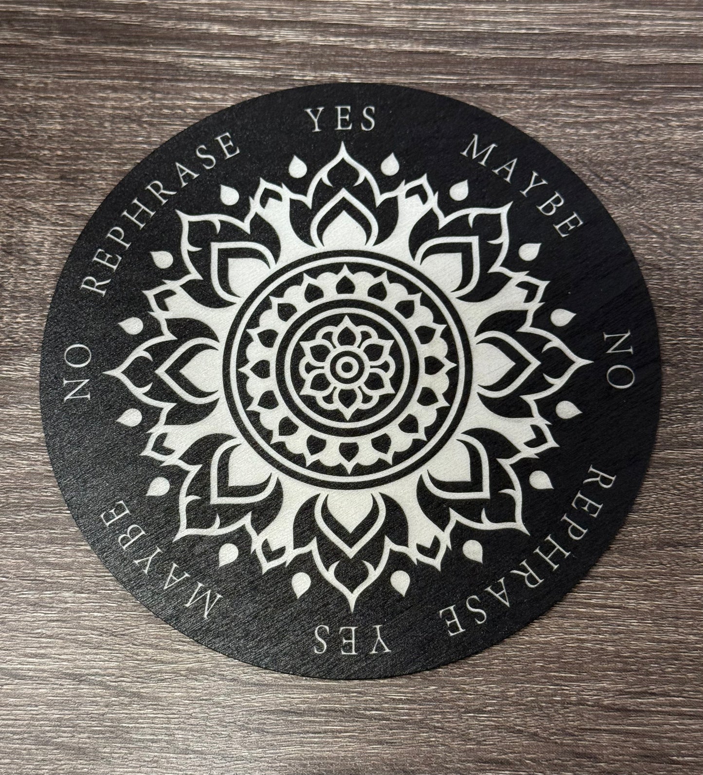 Pendulum Board -  Mandala - double sided
