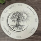 Pendulum Board - Tree and Sun - double sided