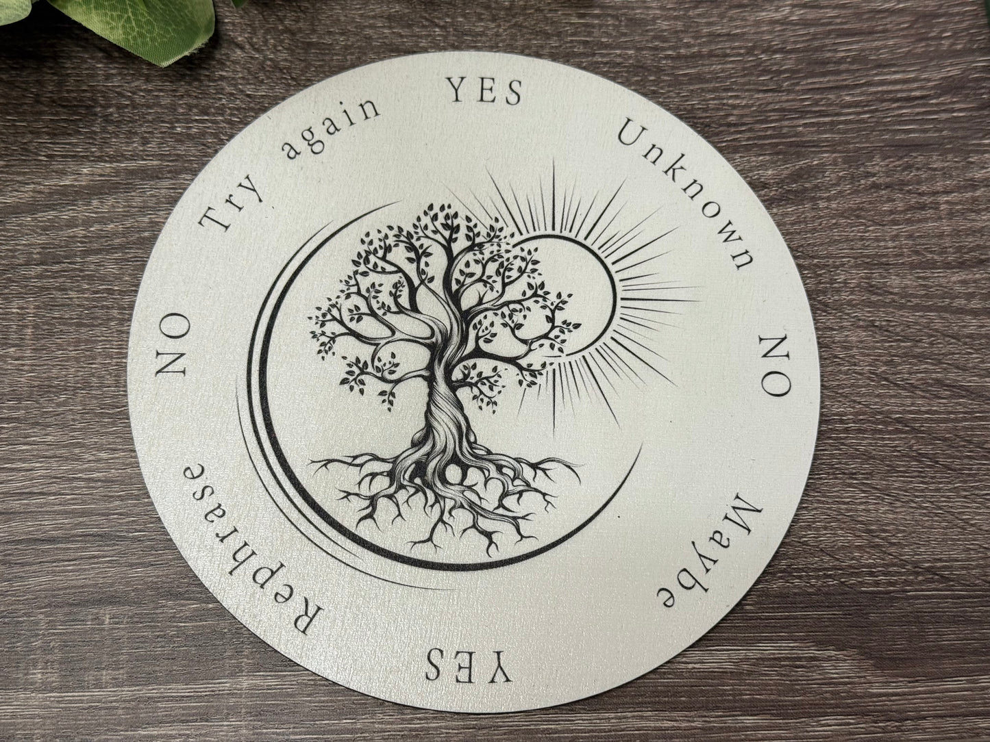 Pendulum Board - Tree and Sun - double sided