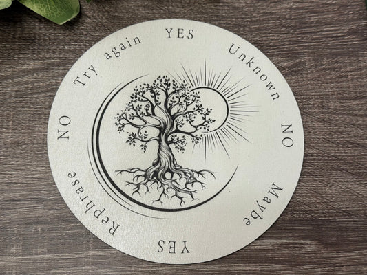 Pendulum Board - Tree and Sun - double sided