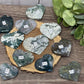 Moss Agate Hearts