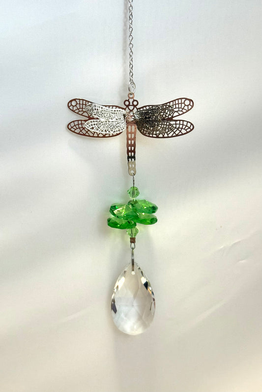 Silver Sun Catcher - Dragonfly