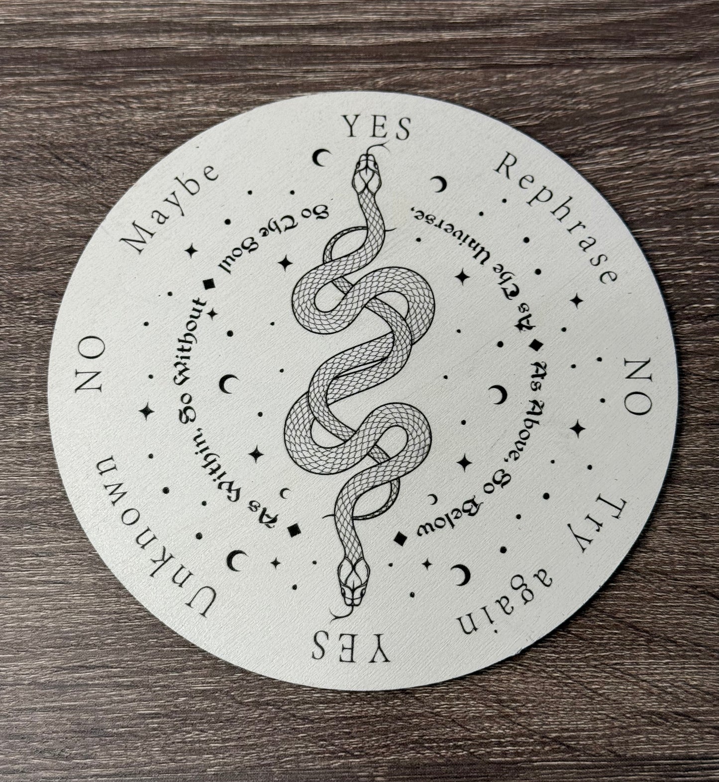 Pendulum Board -  Snake - double sided