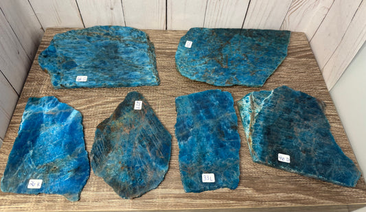 Blue Apatite Slabs