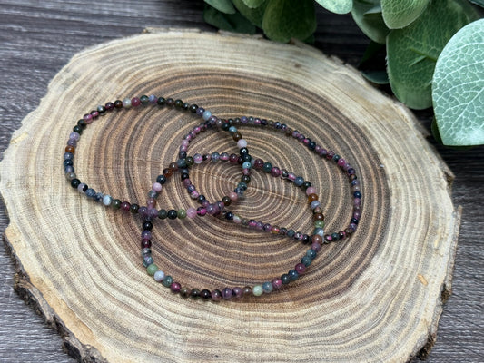 Watermelon Tourmaline - Bracelet 2 mm