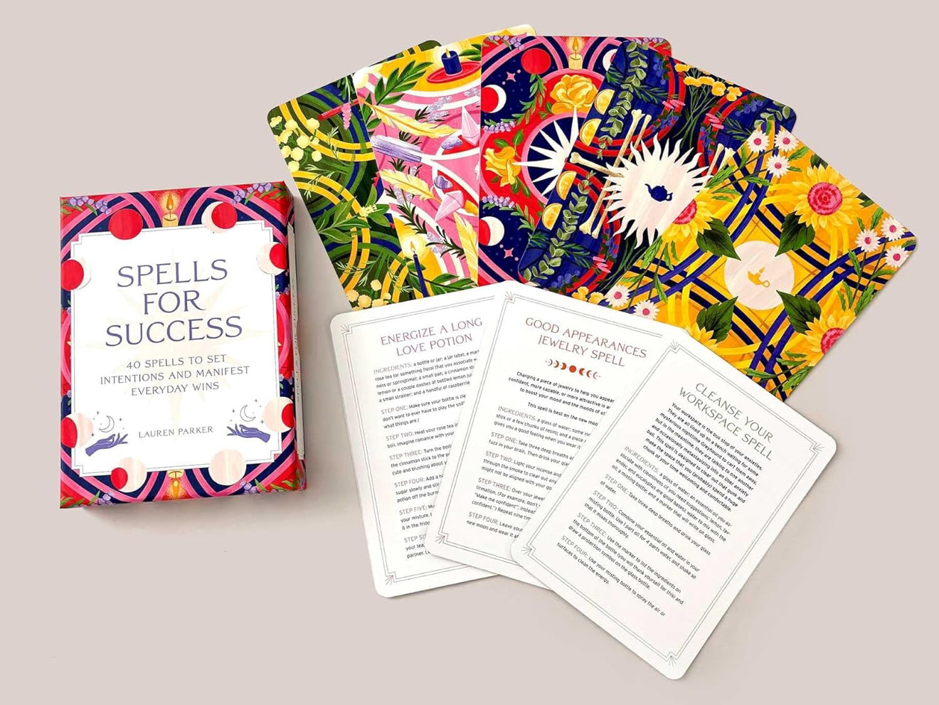 Spells for Success Deck and Guidebook: 40 Spells to Set Intentions and Manifest Everyday Wins