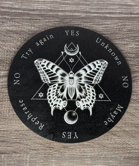 Pendulum Board -  Moth, Moons, Stars- double sided