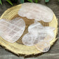 Gua Sha - Rose Quartz Heart, Butterfly, Cloud