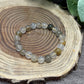 Garden Quartz/Rutilated Quartz/Tourmalinated Quartz - Bracelet 8 mm