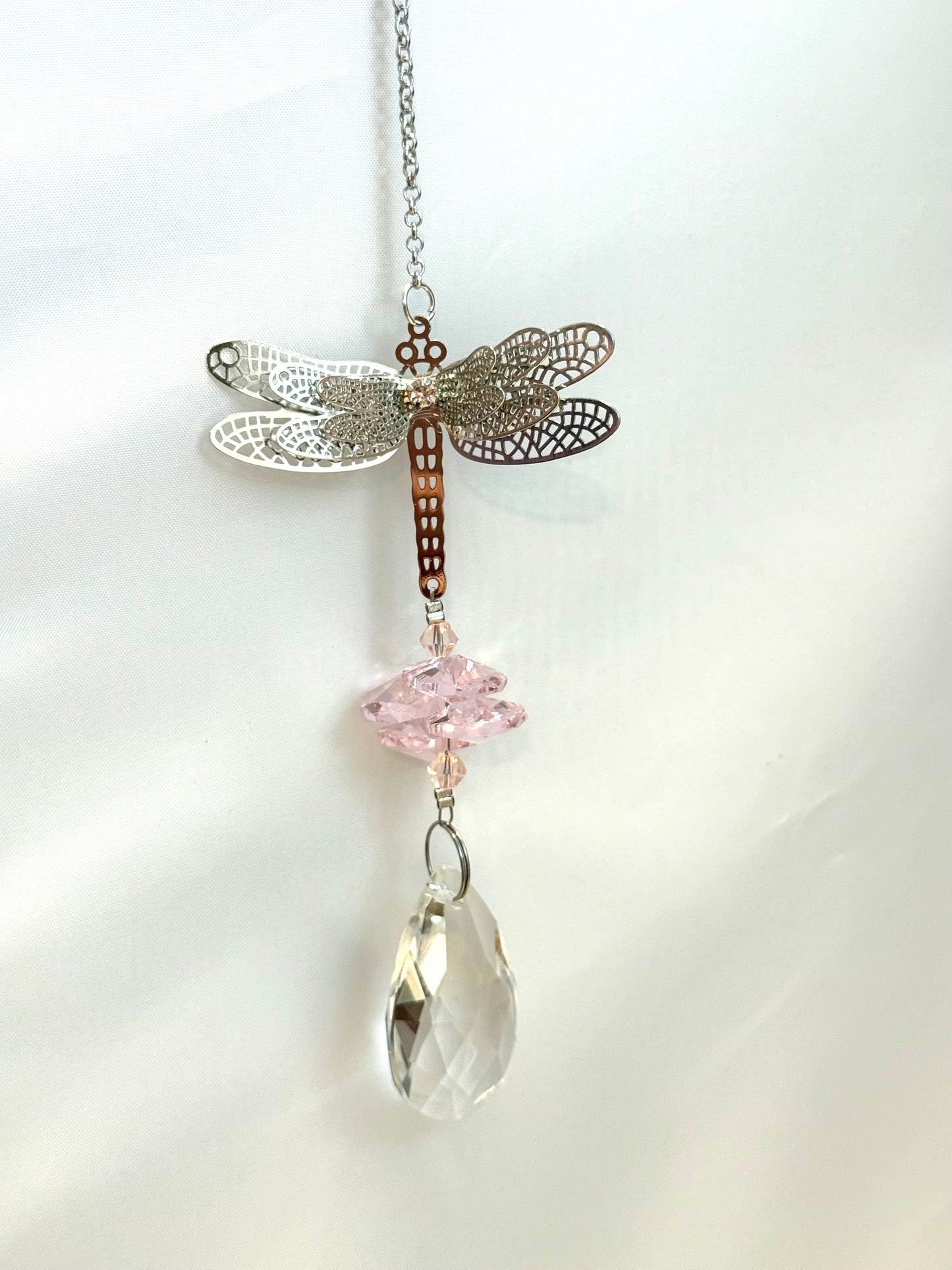 Silver Sun Catcher - Dragonfly
