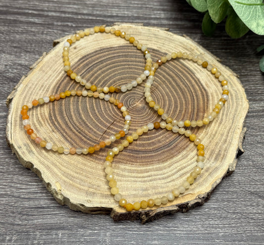 Golden Healer - Faceted Bracelet 4 mm