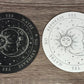 Pendulum Board -  Moon and Sun - double sided