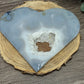 Druzy Agate Hearts (Large)