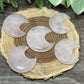 Rose Quartz Moon Carvings