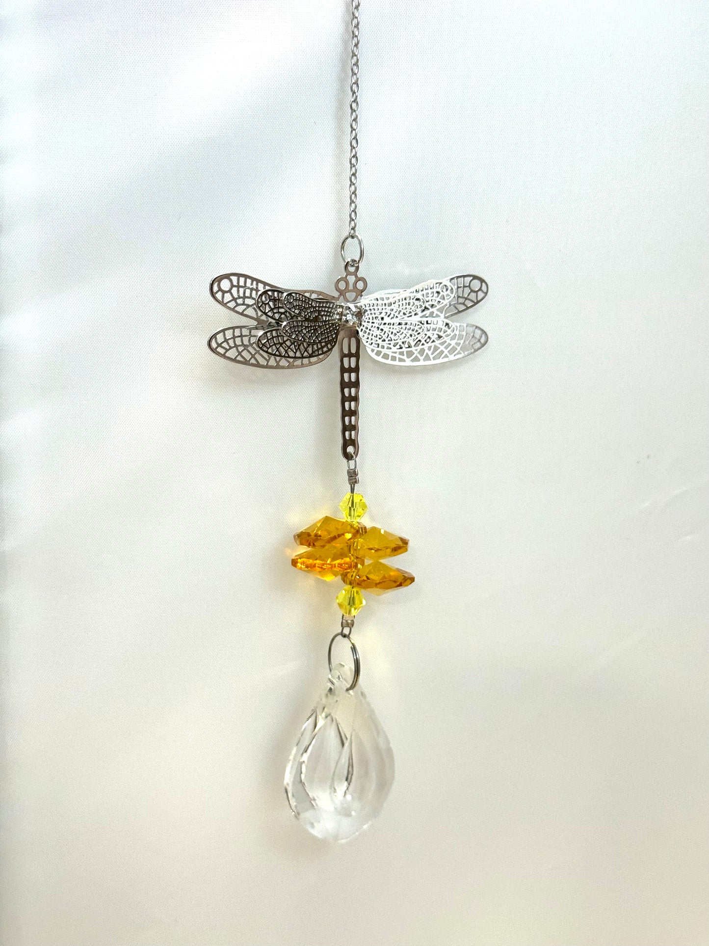 Silver Sun Catcher - Dragonfly