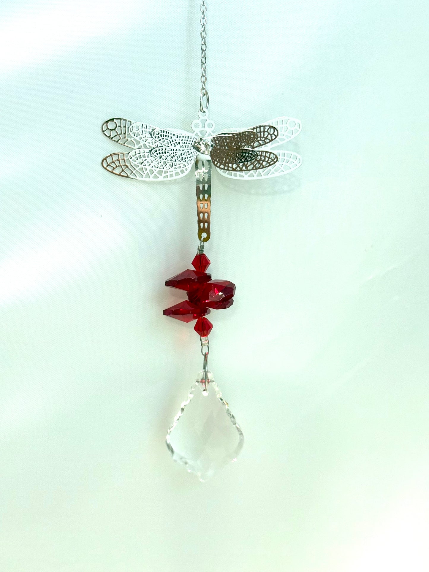 Silver Sun Catcher - Dragonfly