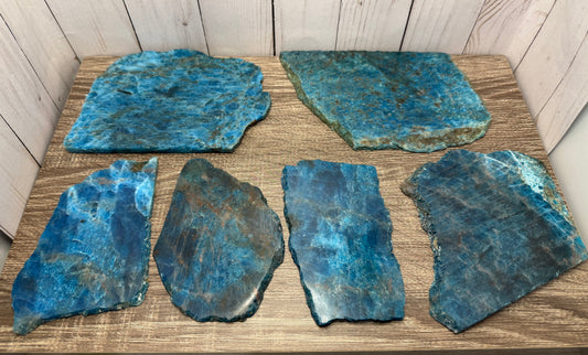 Blue Apatite Slabs