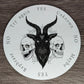Pendulum Board - Goat and Skulls - double sided