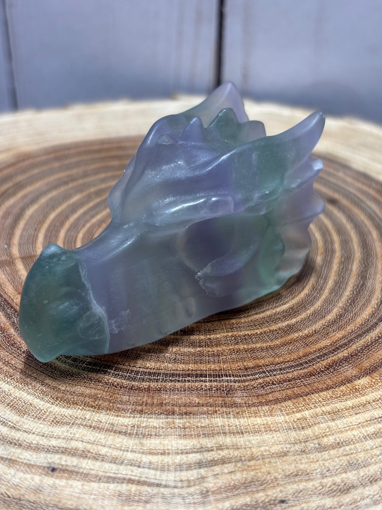 Fluorite Dragon Heads
