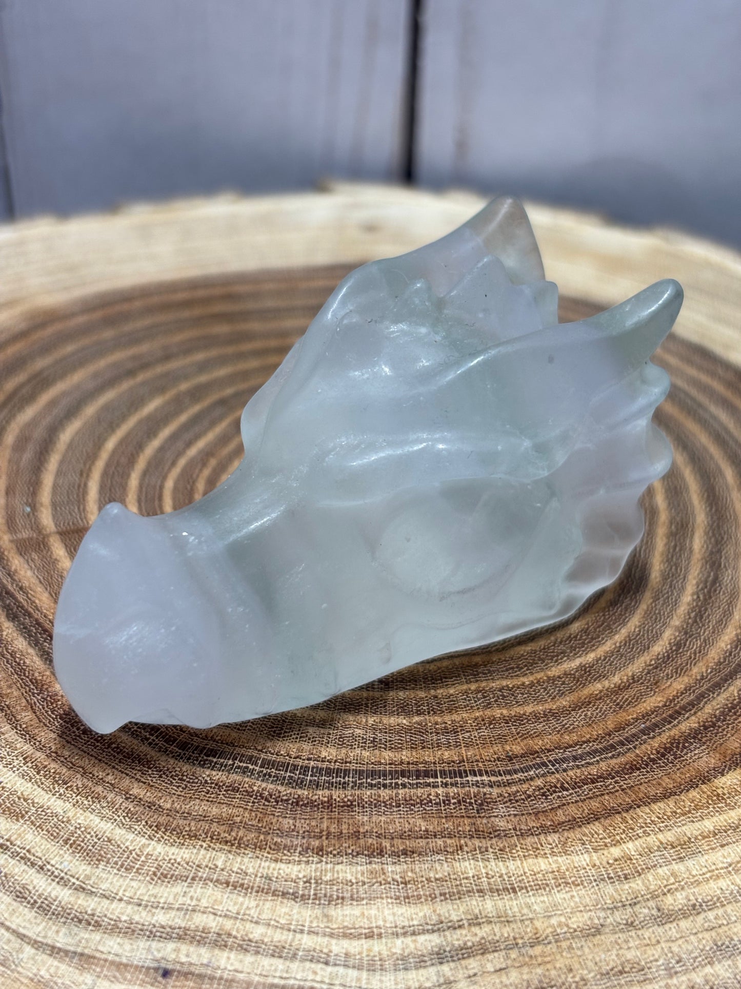 Fluorite Dragon Heads