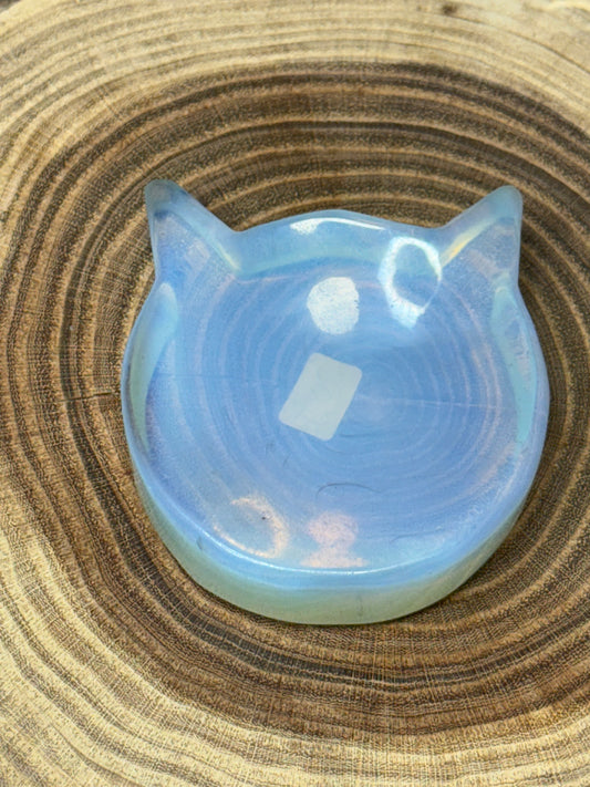 Cat Head Bowls - Opalite