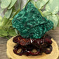 Malachite Statement Piece with Stand