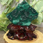 Malachite Statement Piece with Stand