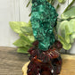 Malachite Statement Piece with Stand
