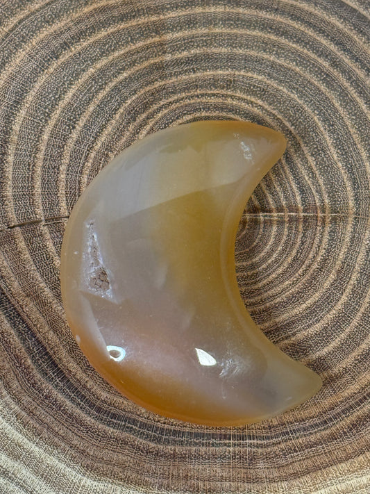 Carnelian Moon Carvings