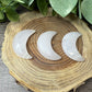 Mangano Calcite Moon Carvings
