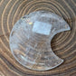 Clear Quartz Moon Carvings