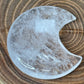 Clear Quartz Moon Carvings
