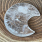 Clear Quartz Moon Carvings