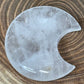 Clear Quartz Moon Carvings