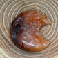 Fire Quartz Moon Carvings