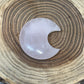 Rose Quartz Moon Carvings