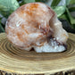 Fire Quartz Skull