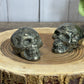 Pyrite Skull Carving