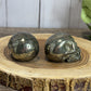 Pyrite Skull Carving
