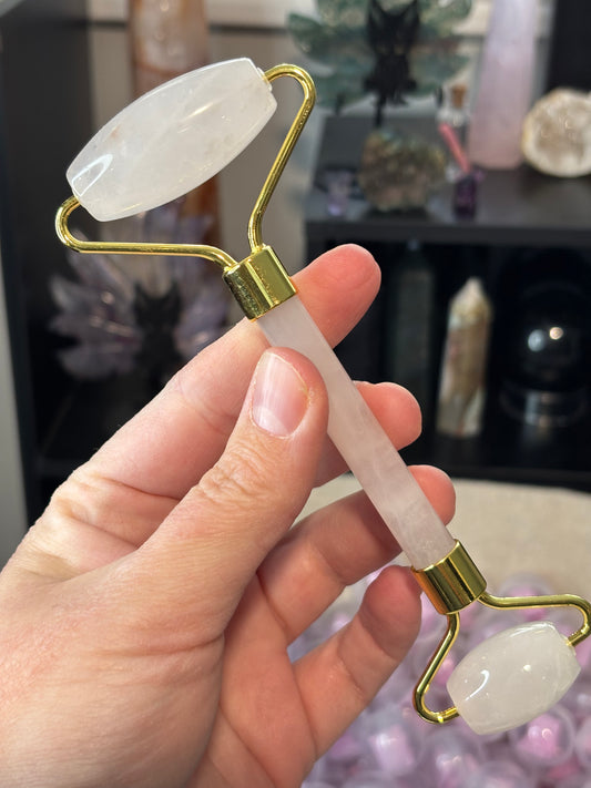 Clear Quartz Face Roller