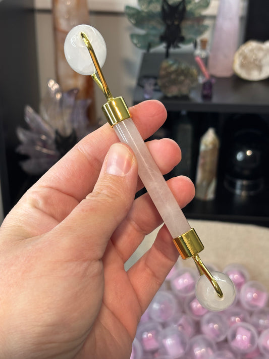 Clear Quartz Face Roller