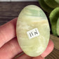 Pistachio Calcite Palm Stone