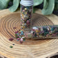 Watermelon Tourmaline Crystal Chip Bottle