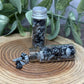 Snowflake Obsidian Crystal Chip Bottle