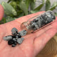 Snowflake Obsidian Crystal Chip Bottle
