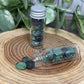 Ruby and Zoisite Crystal Chip Bottle